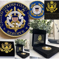 Coast Guard RESERVE Challenge Coin USCG-US Coast Guard W/ Retirement Award