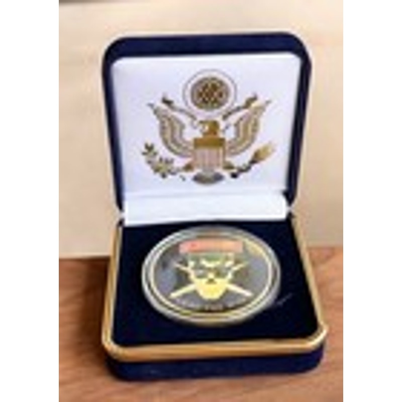 Department of Energy (DOE) Challenge Coin With Blue Velvet Case. Fast Shipping!