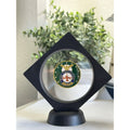 U S AIR FORCE Fire Protection Challenge Coin With Display Case
