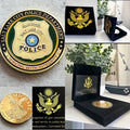 Salt Lake City Police Dept Challenge Coin With Special Velvet Case