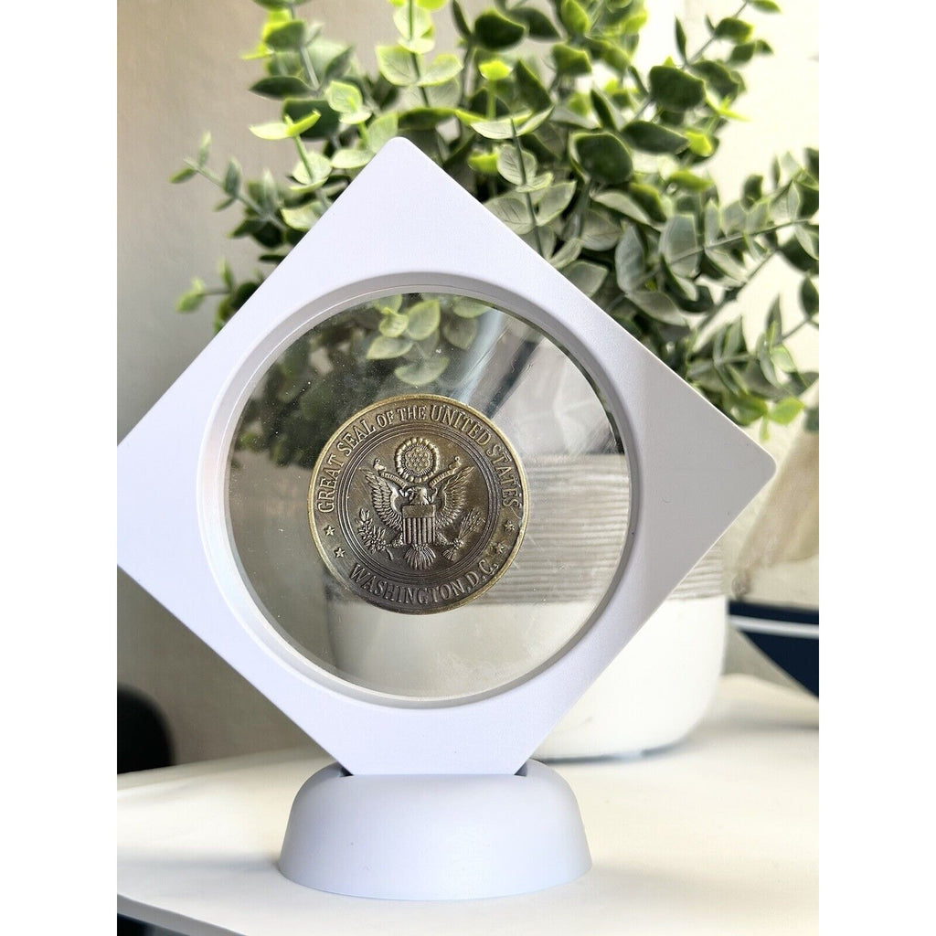 Federal Bureau of Investigation ( FBI ) Challenge Coin With 3D Display Case