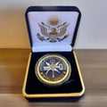 Department of Energy (DOE) Challenge Coin With Blue Velvet Case. Fast Shipping!