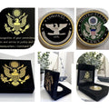 COLONEL ARMY MILITARY CHALLENGE COIN USA Army Come With Velvet Case