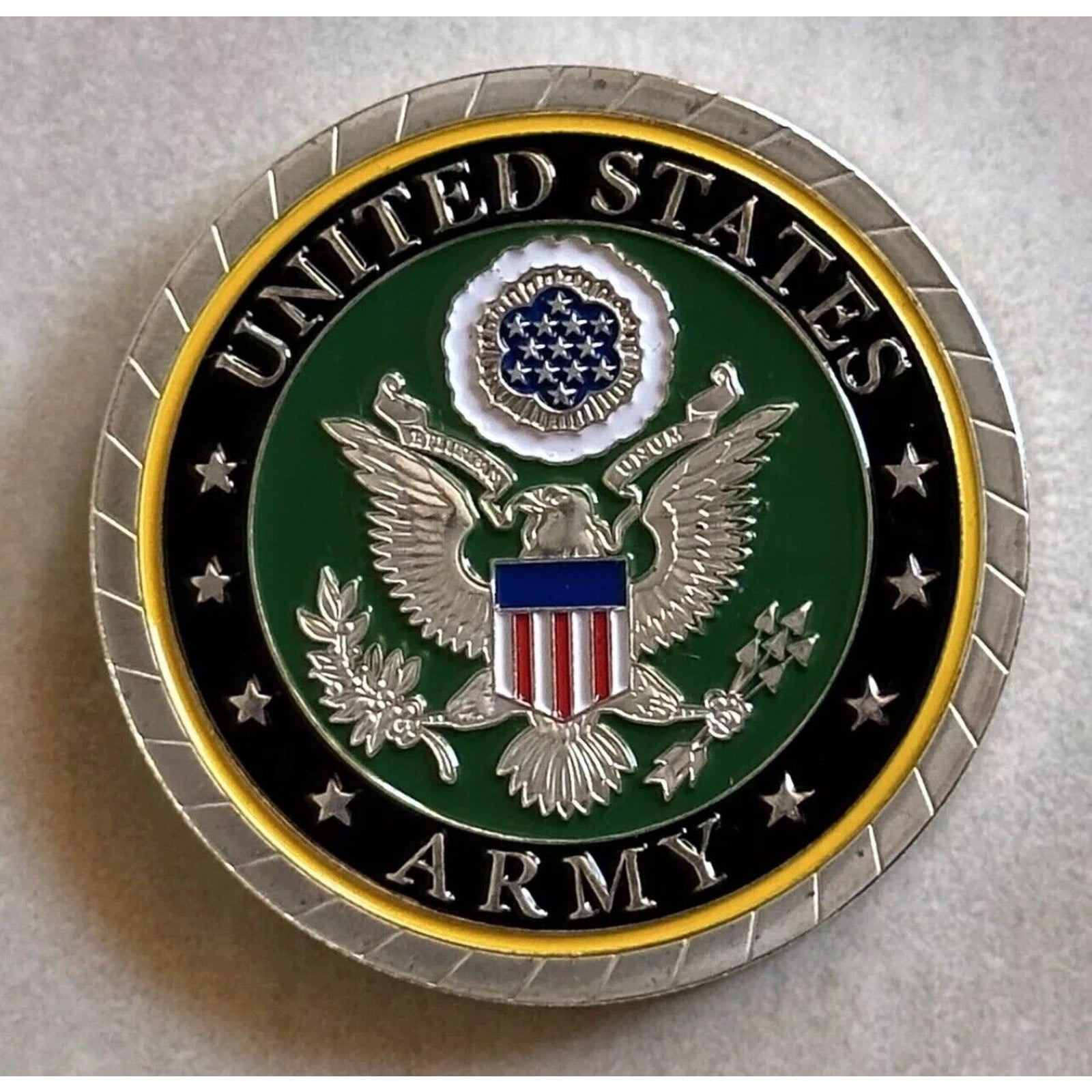 2pcs Army Rank Captain O-3 And U.S LIEUTENANT COLONEL RANK CHALLENGE COIN