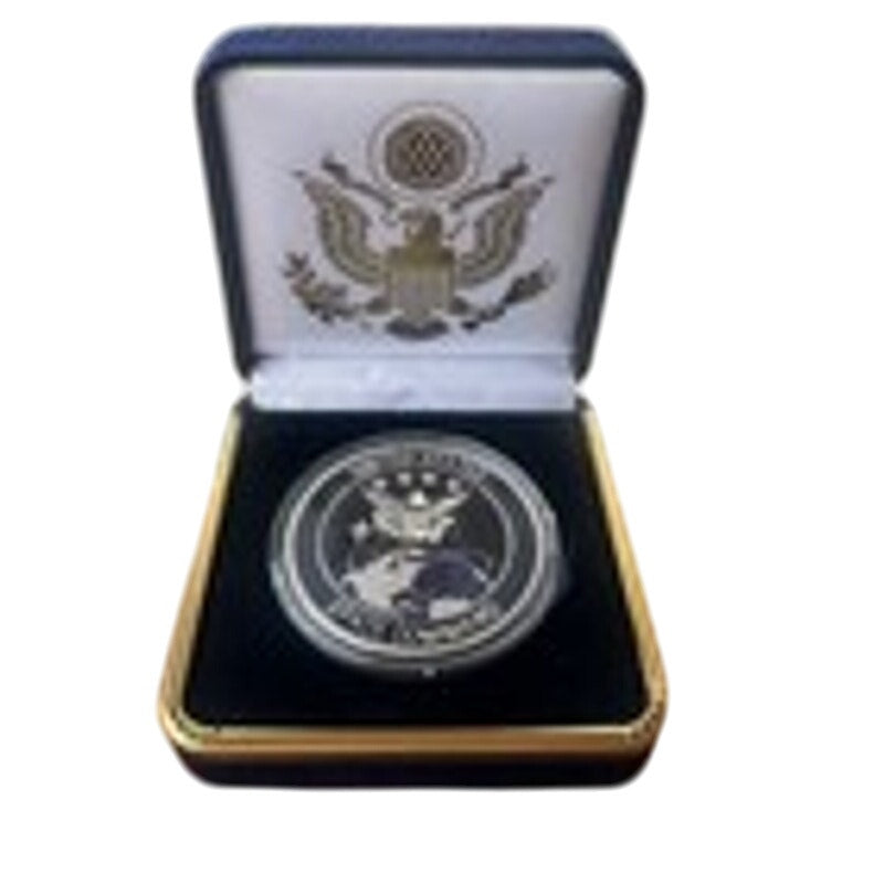 Department of Energy (DOE) Challenge Coin With Blue Velvet Case. Fast Shipping!