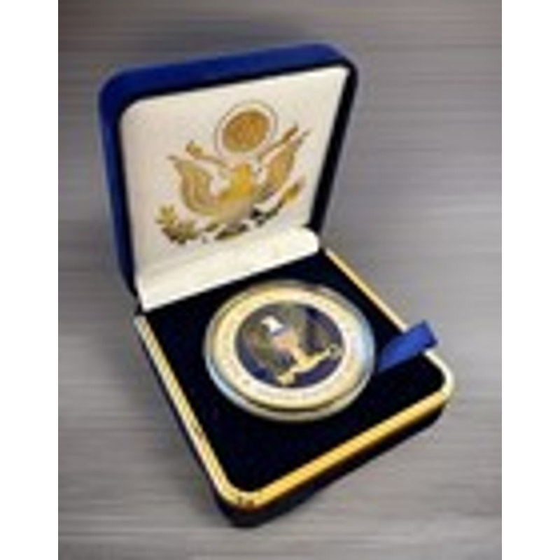 Department of Energy (DOE) Challenge Coin With Blue Velvet Case. Fast Shipping!