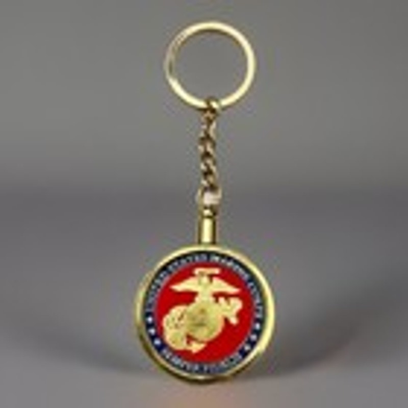 Marine Corps Security Force Regiment Norfolk, VA Challenge Coin Keychain. USMC