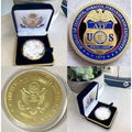 DOJ ATF Special Agent Badge Presidential Gift Box Coin