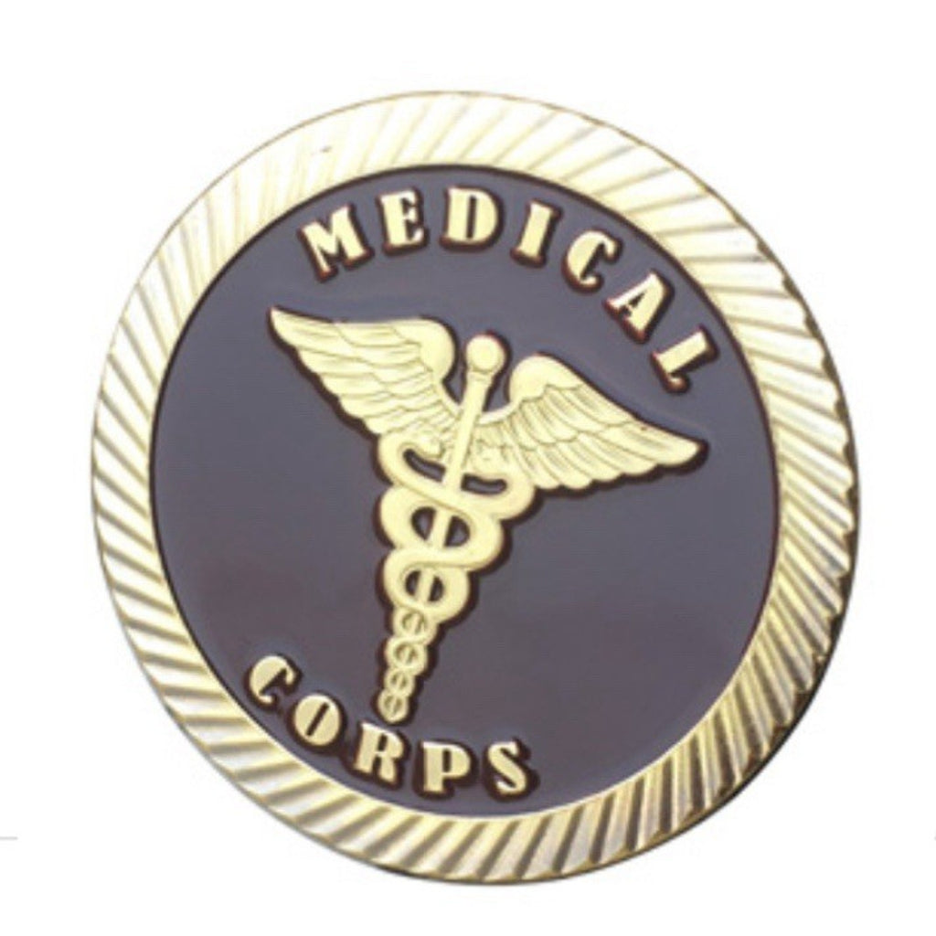 2pcs Army Rank 2LT 2nd O-2 And Medical Corps Coin