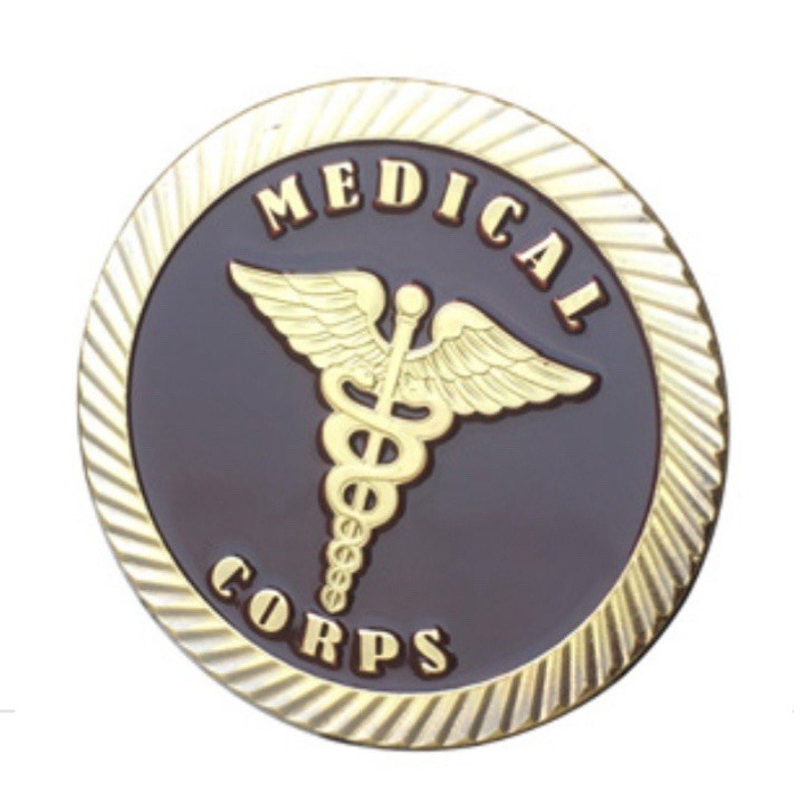 2pcs Army Rank 2LT 2nd O-2 And Medical Corps Coin