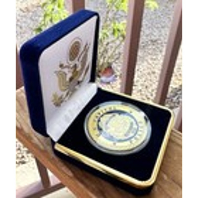 Department of Energy (DOE) Challenge Coin With Blue Velvet Case. Fast Shipping!