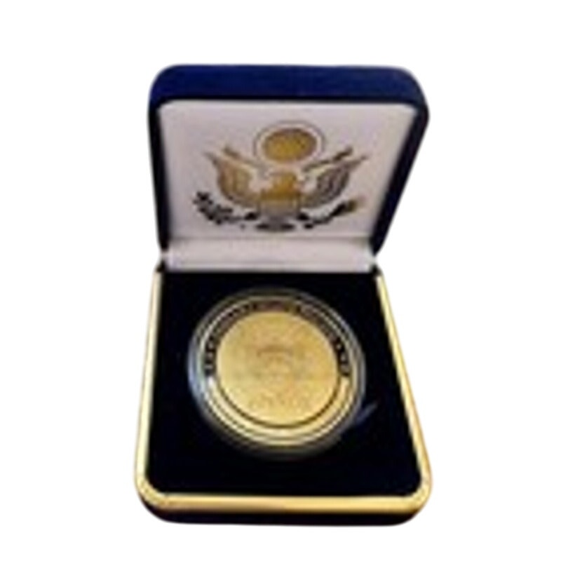 Department of Energy (DOE) Challenge Coin With Blue Velvet Case. Fast Shipping!