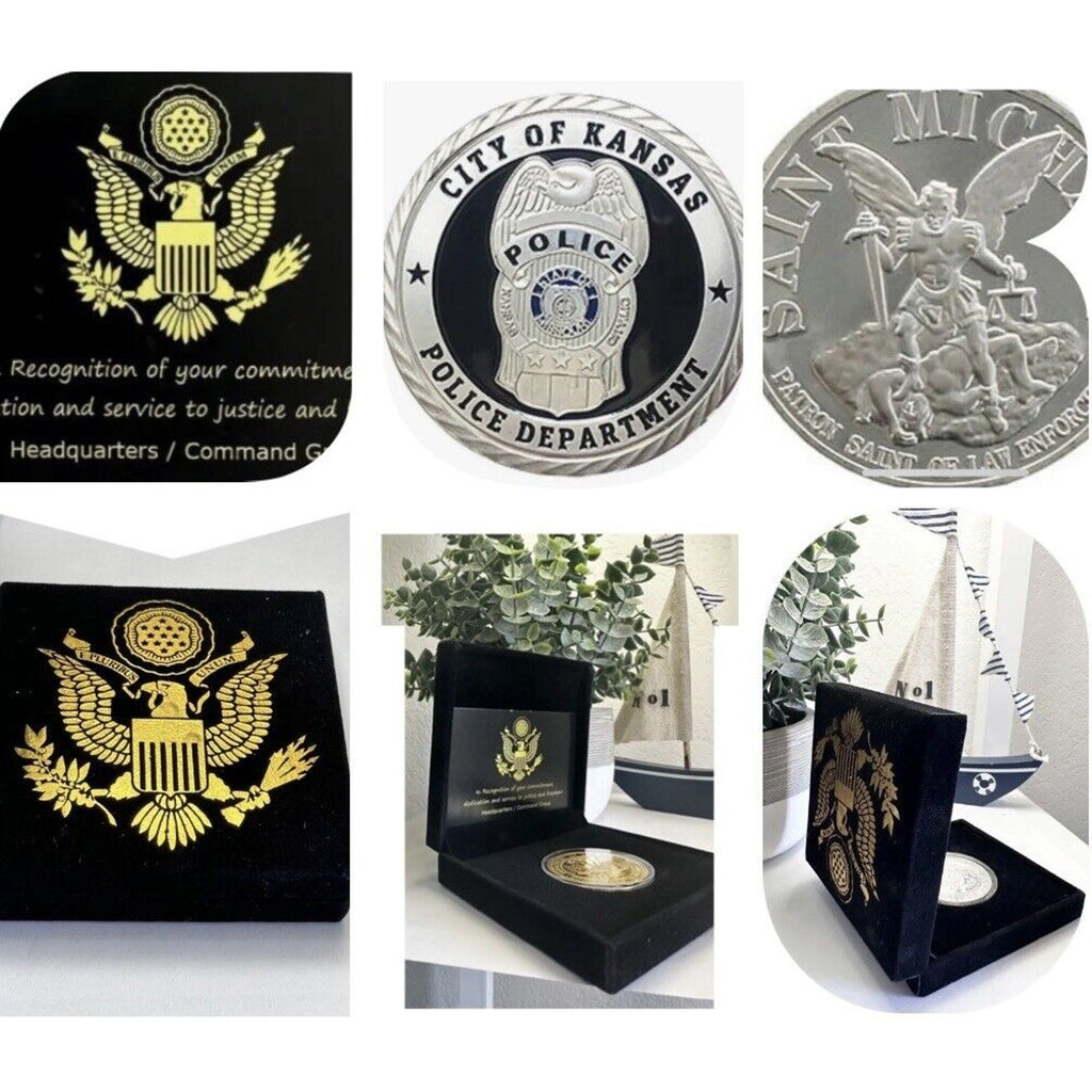 City of Kansas K PD Police Department Special Agent Challenge Coin USA