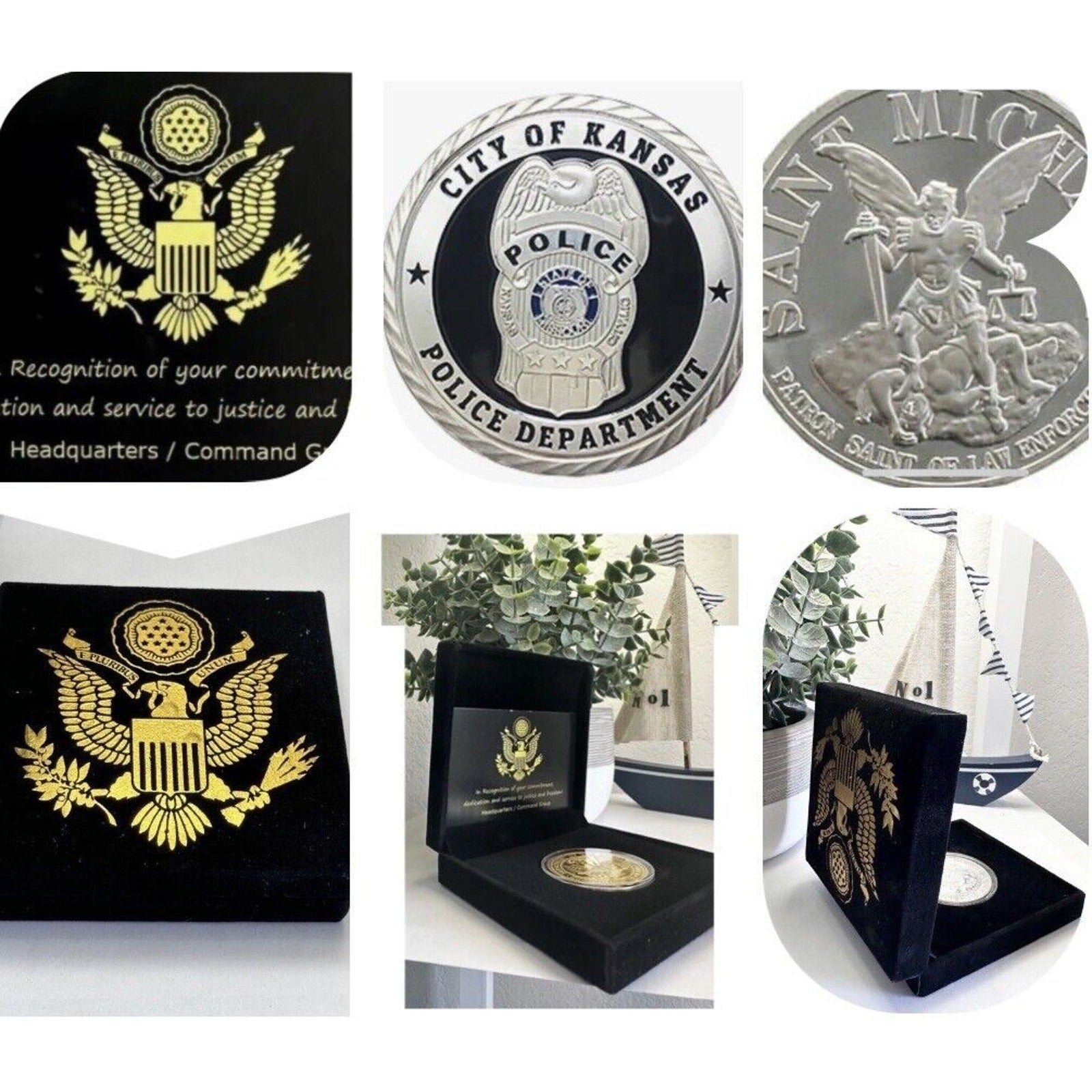 City of Kansas K PD Police Department Special Agent Challenge Coin USA