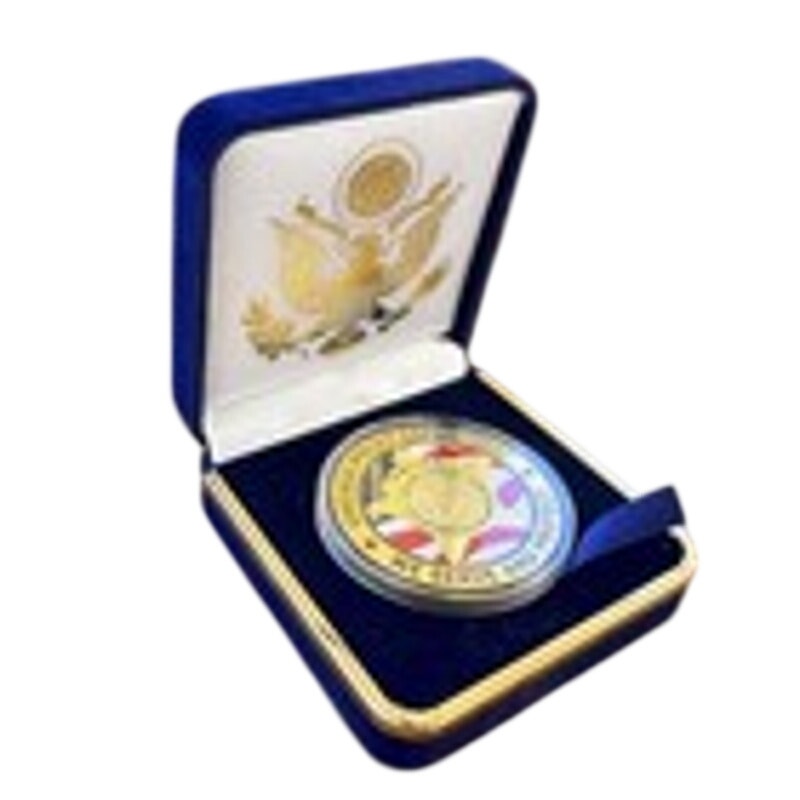 Department of Energy (DOE) Challenge Coin With Blue Velvet Case. Fast Shipping!