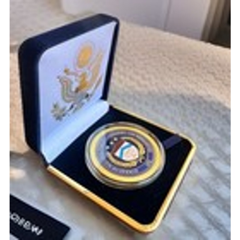 Department of Energy (DOE) Challenge Coin With Blue Velvet Case. Fast Shipping!