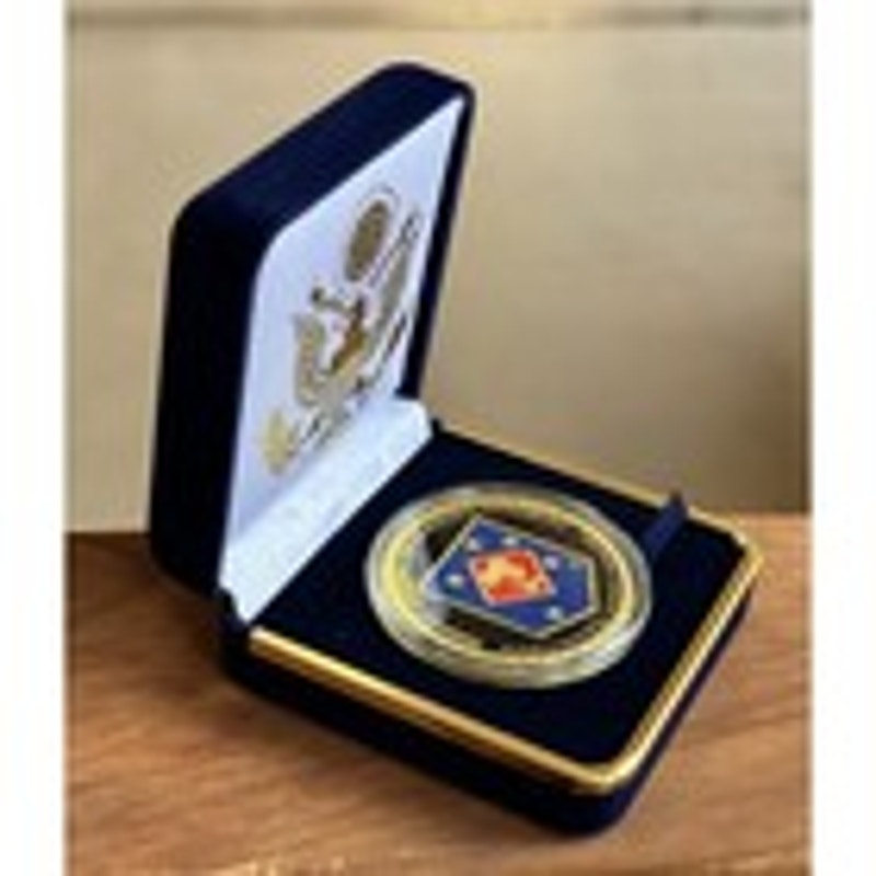 Department of Energy (DOE) Challenge Coin With Blue Velvet Case. Fast Shipping!