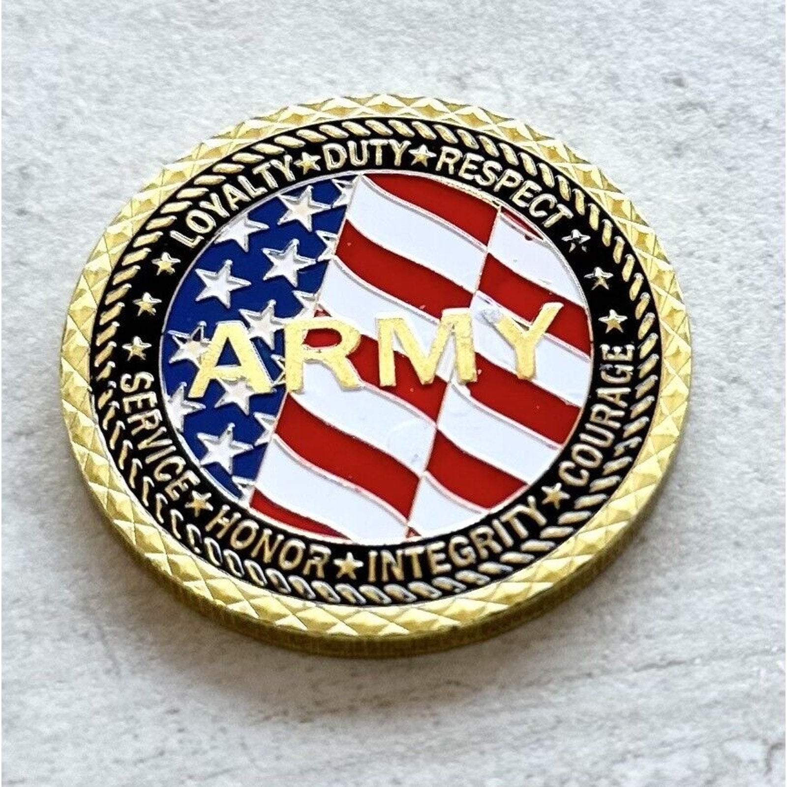 US Army Veteran with Credential coin holder wallet