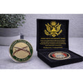 2 pcs US ARMY MILITARY POLICE Challenge Coin w/ Retirement Award