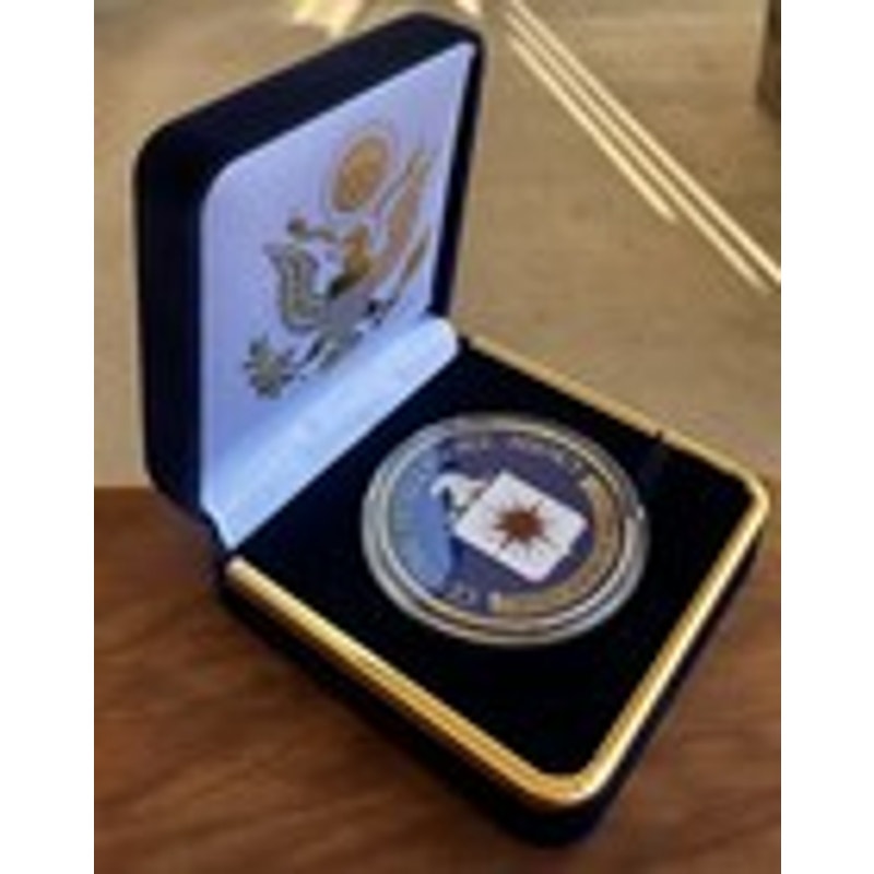 Department of Energy (DOE) Challenge Coin With Blue Velvet Case. Fast Shipping!
