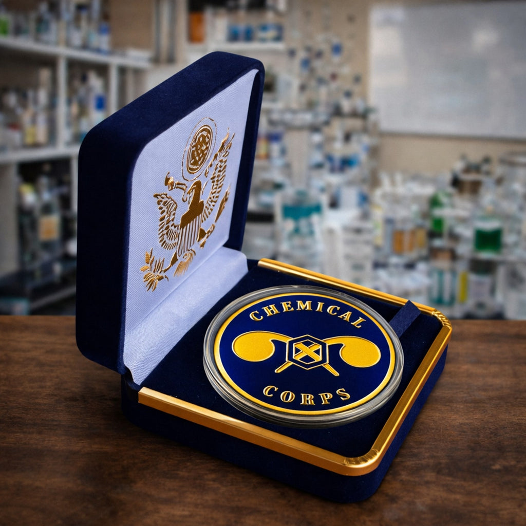 US ARMY CHEMICAL CORPS Challenge Coin. Fast Shipping! ·FAST SHIPPING· ·NEW·