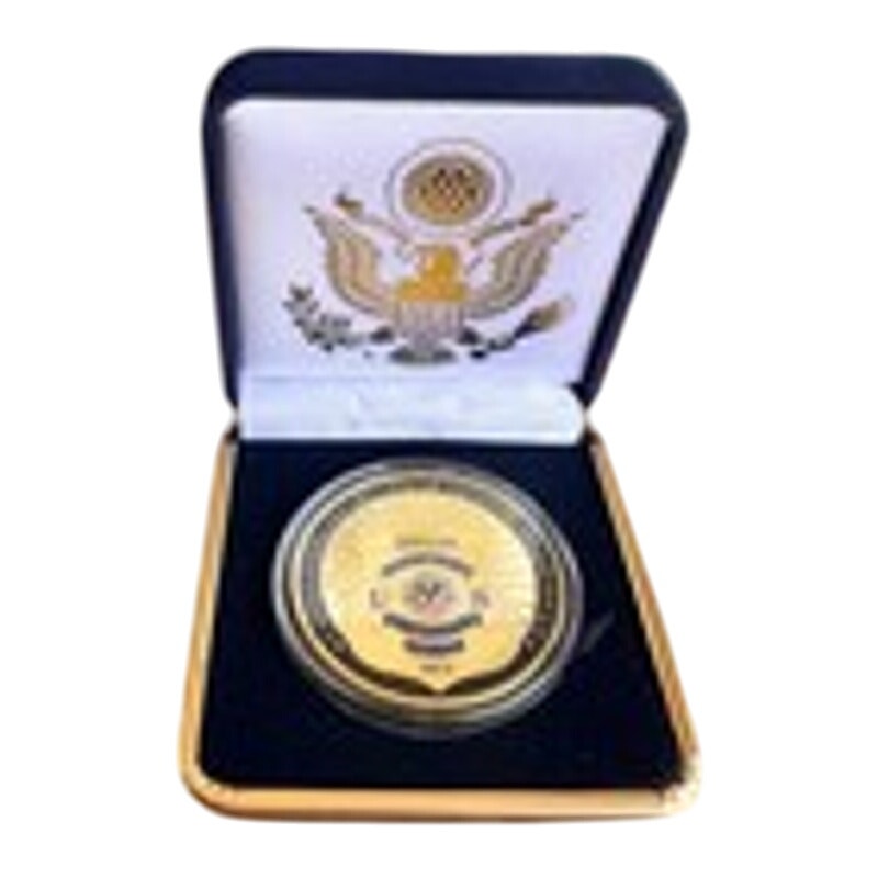 Department of Energy (DOE) Challenge Coin With Blue Velvet Case. Fast Shipping!