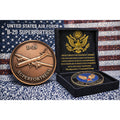 US ARMY VETERAN AIR FORCES B-29 SUPERFORTRESS Challenge Coin w/ Retirement Awar