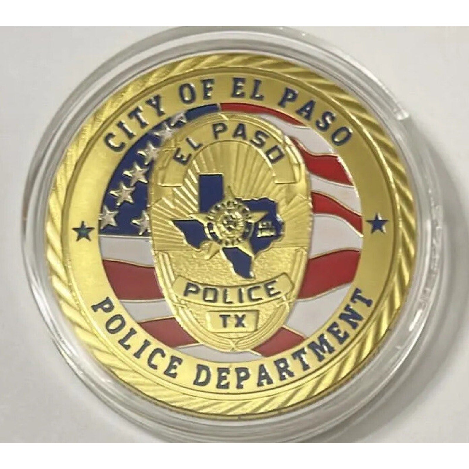 CITY OF EL PASO TEXAS PD POLICE DEPARTMENT Office Department w/ Retirement Awar