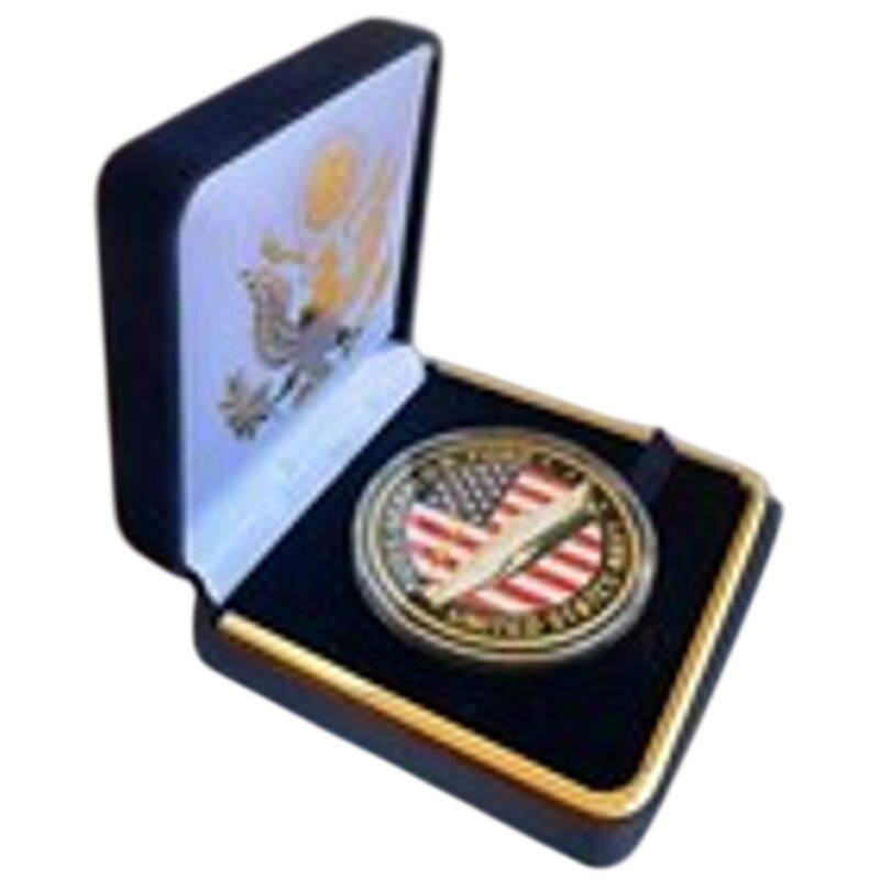 Department of Energy (DOE) Challenge Coin With Blue Velvet Case. Fast Shipping!
