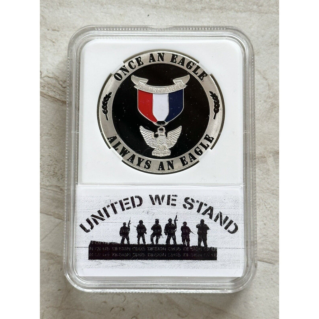 Eagle Scout - Boy Scout Commemorative Souvenir Gift Challenge Coin With Case