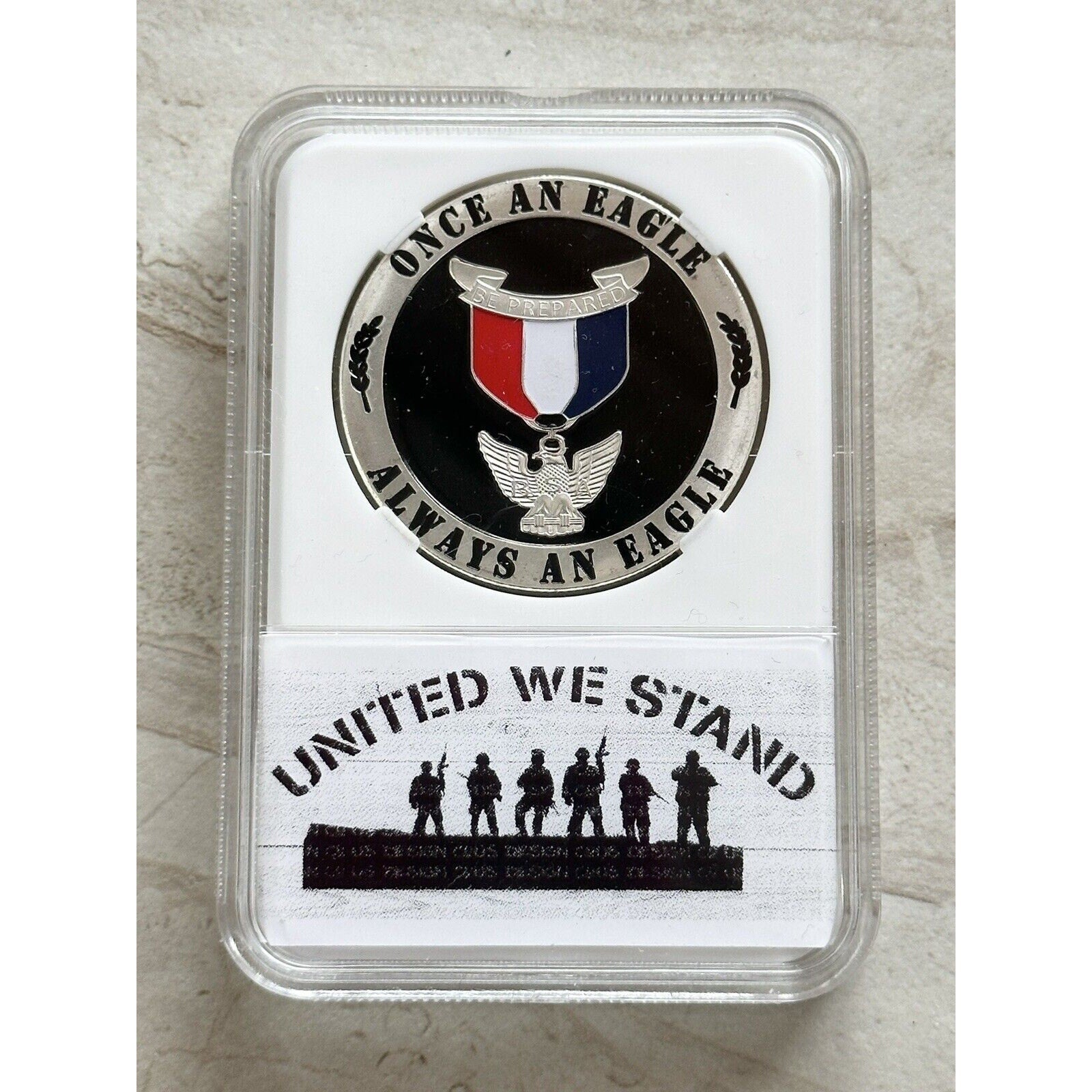 Eagle Scout - Boy Scout Commemorative Souvenir Gift Challenge Coin With Case