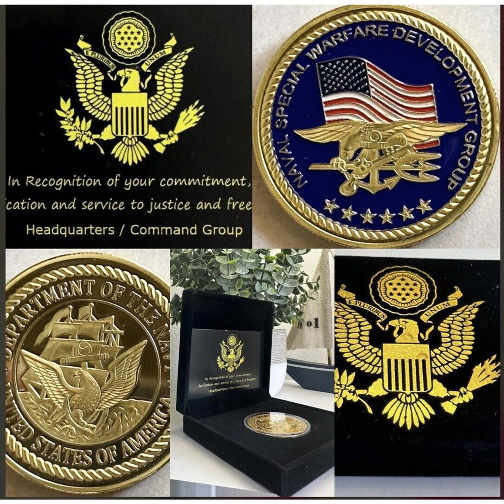 U S NAVAL SPECIAL WARFARE DEVELOPMENT GROUP Challenge Coin USA