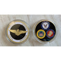 USN NAVAL AVIATOR WINGS PILOT TOP GUN AVIATION Tom Cruise Coin NAVY US