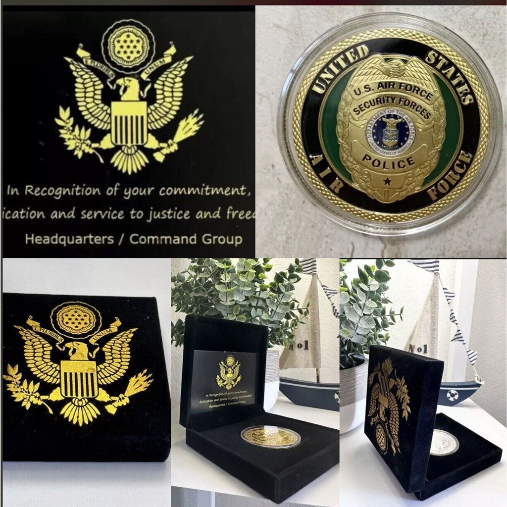 USAF MP agent SECURITY FORCES POLICE Office Department CHALLENGE COIN