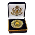 Department of Energy (DOE) Challenge Coin With Blue Velvet Case. Fast Shipping!