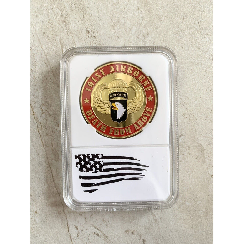 101st Airborne Challenge Coin Death From Above US Army