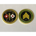 US ARMY - Rank SERGEANT E-5 With Signal Branch Coin