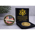 US NAVY - USS Gerald R. Ford CV-78With Special Velvet Case w/ Retirement Award