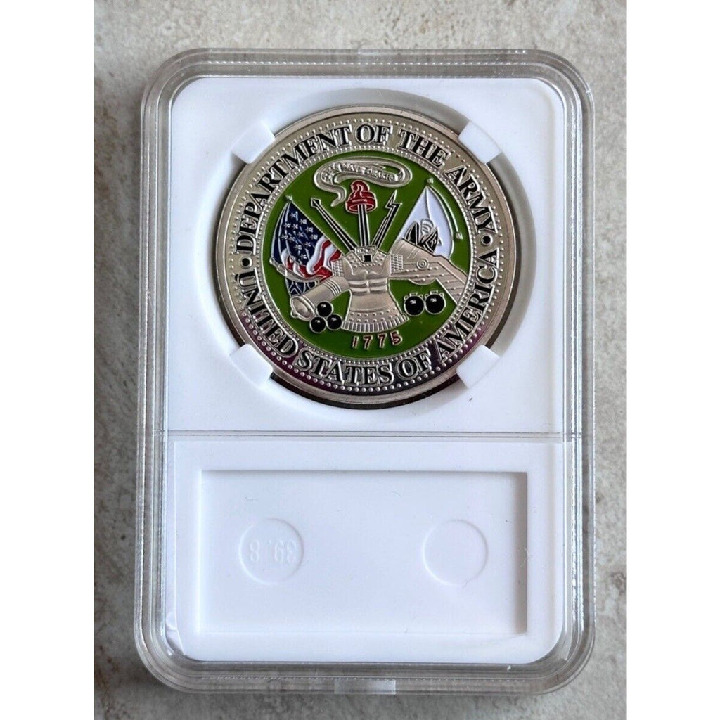 ARMY RANGER 2D 2ND BATTALION 2" SHIELD RANGERS LEAD THE WAY CHALLENGE COIN
