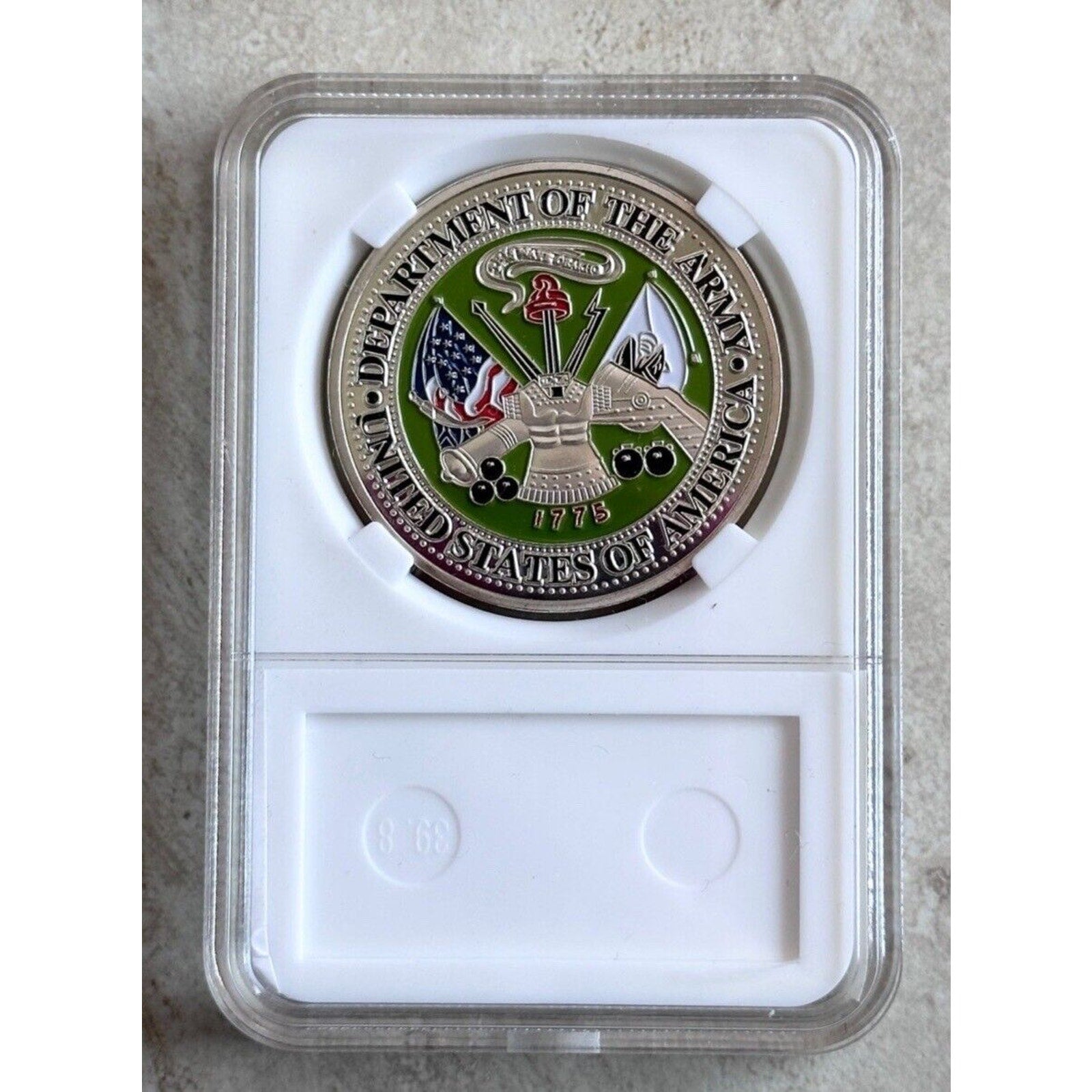 ARMY RANGER 2D 2ND BATTALION 2" SHIELD RANGERS LEAD THE WAY CHALLENGE COIN