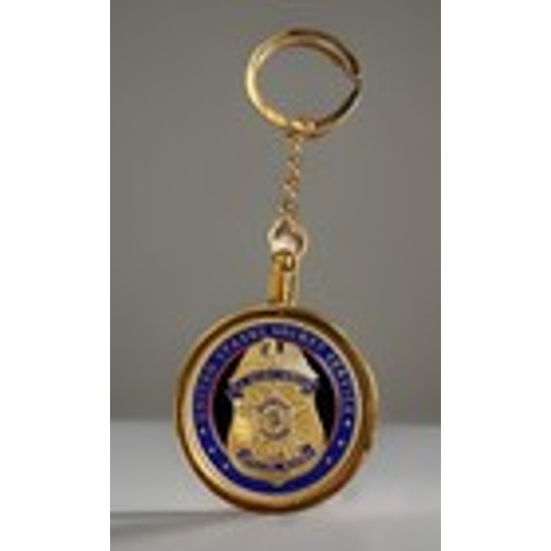 UNITED STATES SECRET SERVICE SPECIAL AGENT CHALLENGE COIN KEYCHAIN