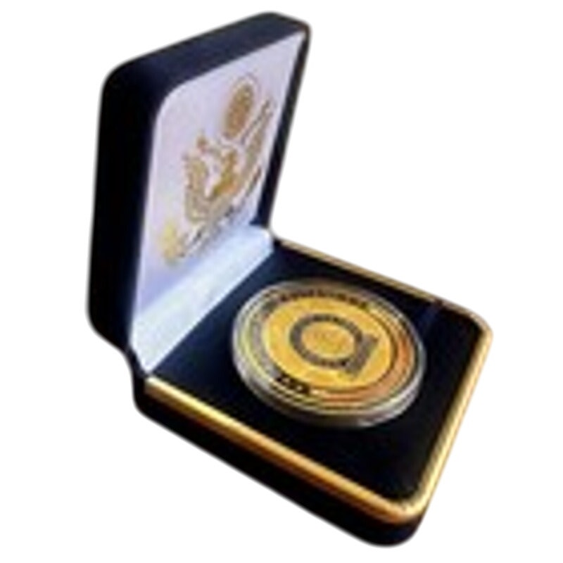 Department of Energy (DOE) Challenge Coin With Blue Velvet Case. Fast Shipping!