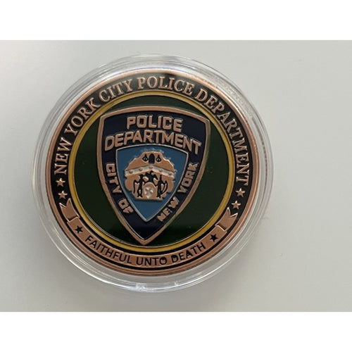 Amazing RARE City Of New York Police Department Challenge Coin Limited Mint