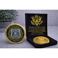 CITY OF SEATTLE, WA. Police Office Dept. Challenge Coin w/ Retirement Award