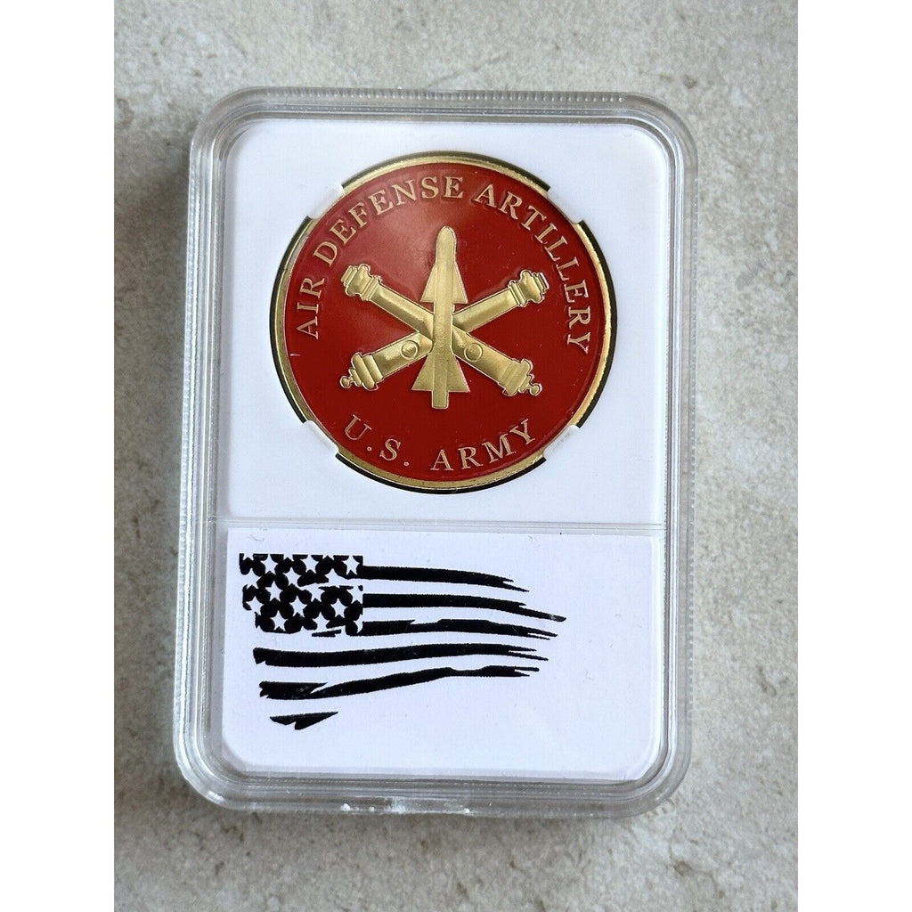 Air Defense Artillery U.S. Army Challenge Coin With Beautiful Case