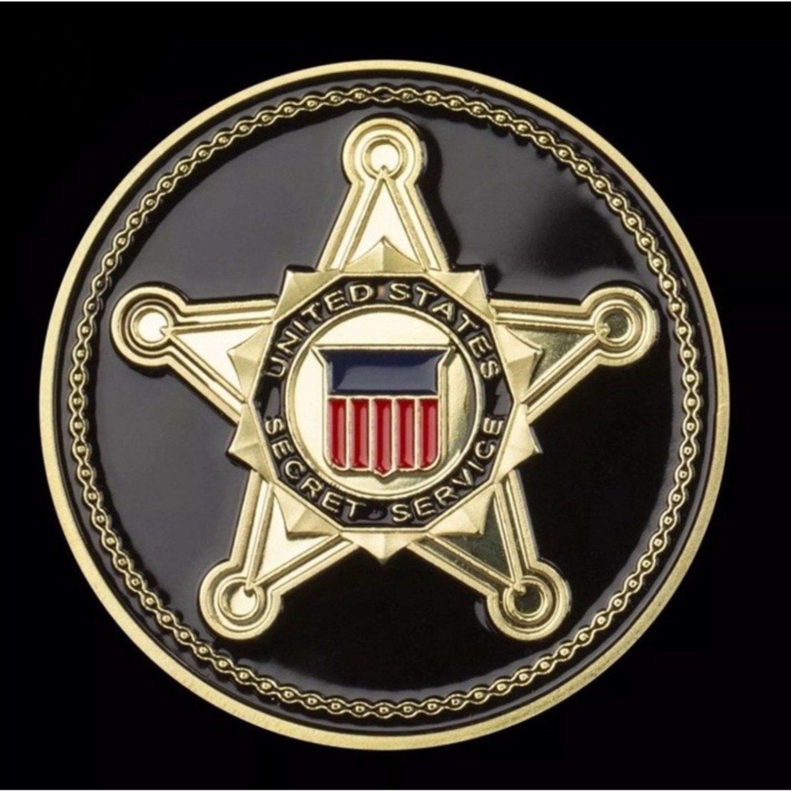 United States Secret Service Coin US President Trump Protection Detailed Unit