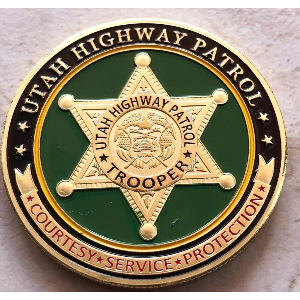 Utah Highway Patrol Challenge Coin