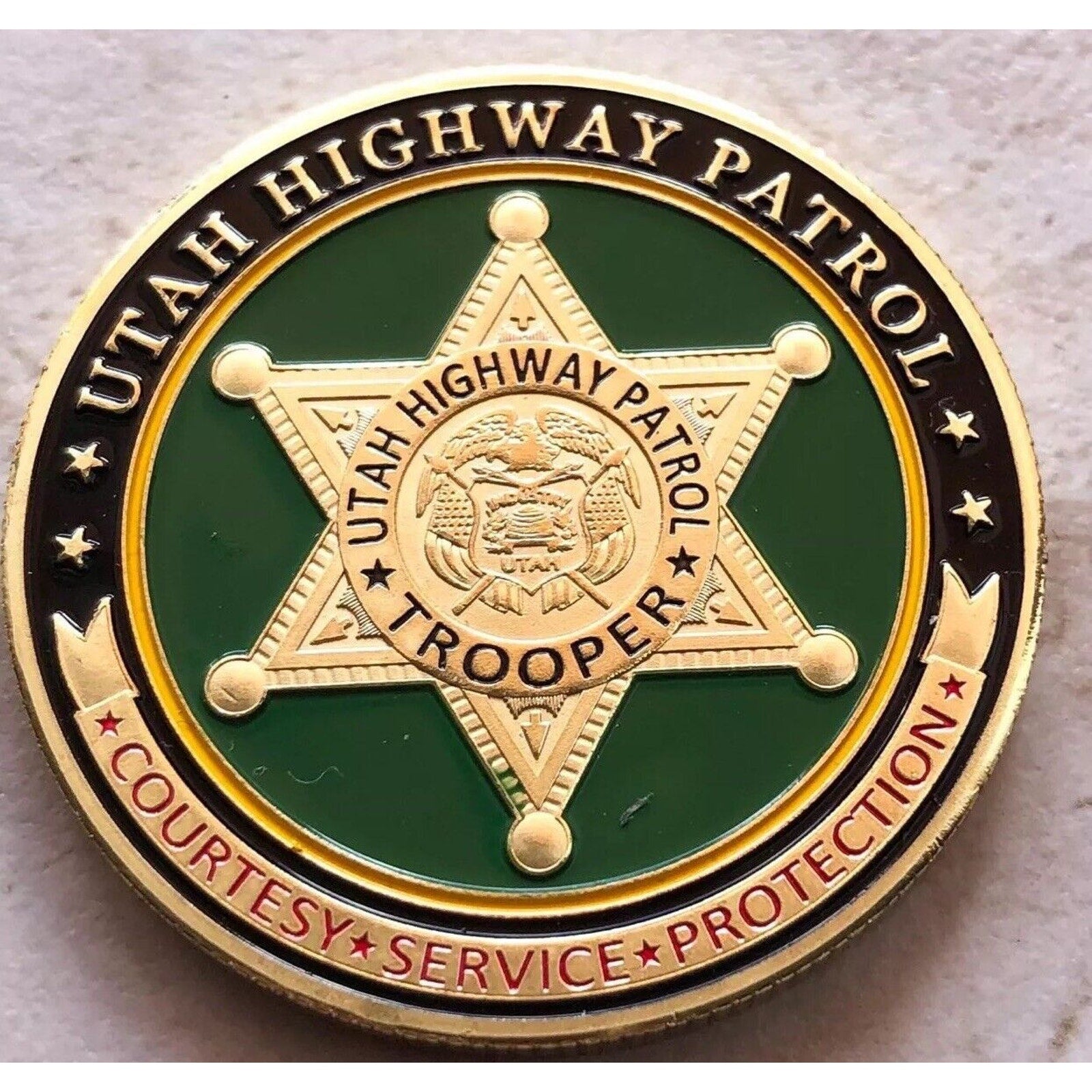 Utah Highway Patrol Challenge Coin