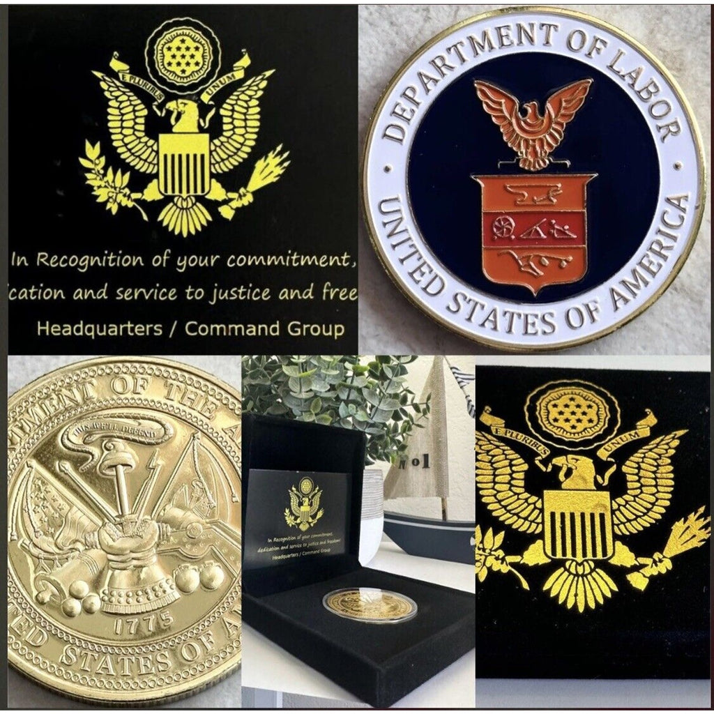 United States Department of Labor (DOL) Challenge Coin USA