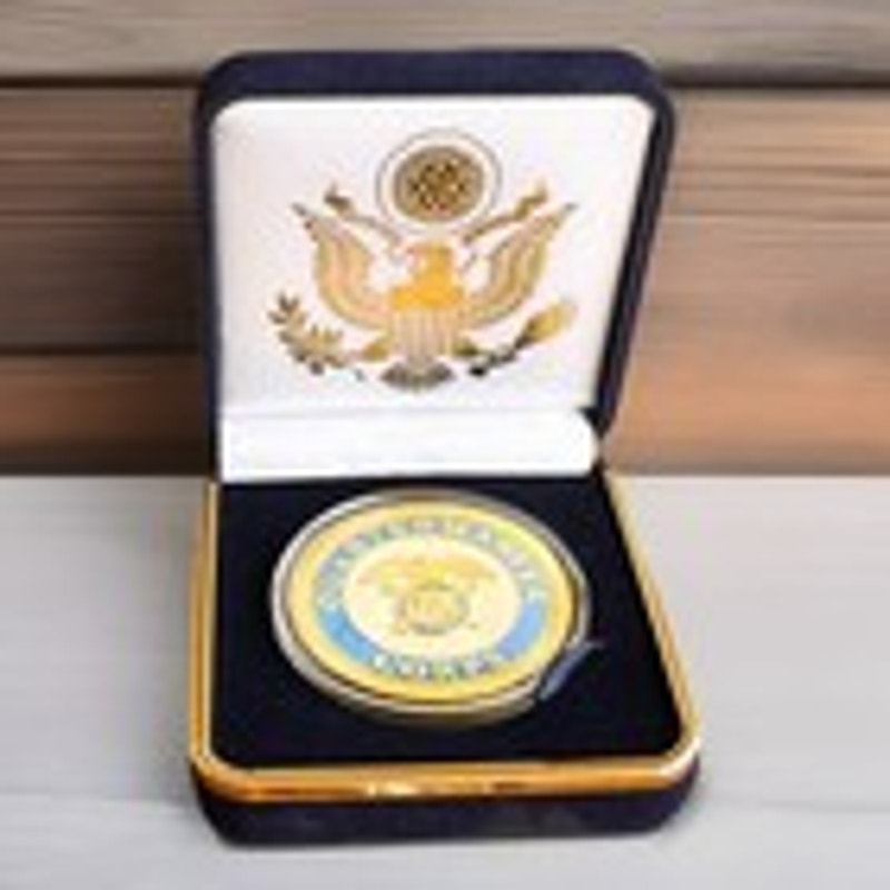 Department of Energy (DOE) Challenge Coin With Blue Velvet Case. Fast Shipping!